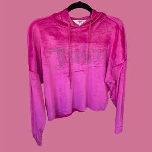 Juicy Couture Fuchsia Velour Hoodie